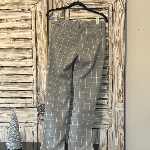 Express Gray Checkered Pants - Picture 2 of 3